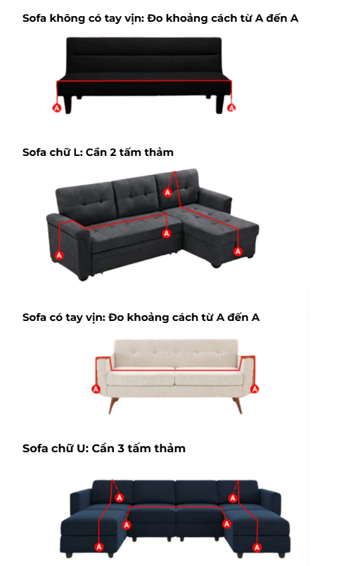 Hướng Dẫn Đo Sofa